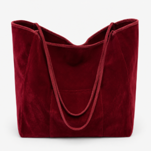 Velvet Slouchy Tote Bag