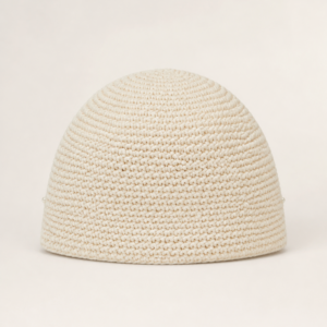 Crochet Beaded Dome Beanie Hat