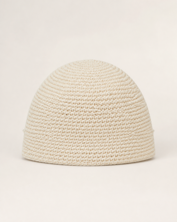 Crochet Beaded Dome Beanie Hat